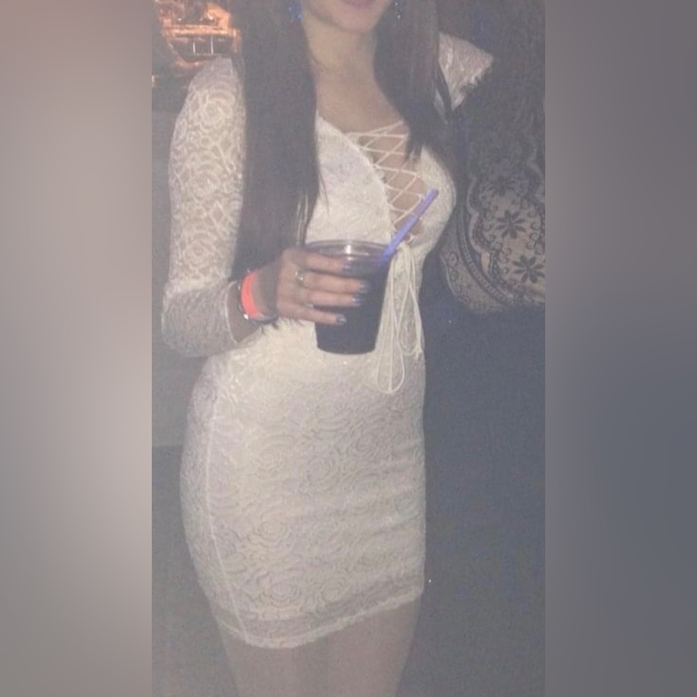 Sexy white dress